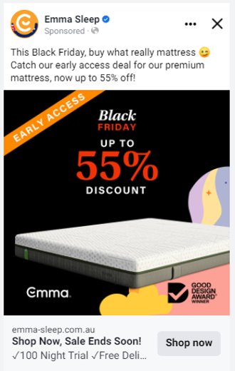 A black friday sale advertisement

Description automatically generated